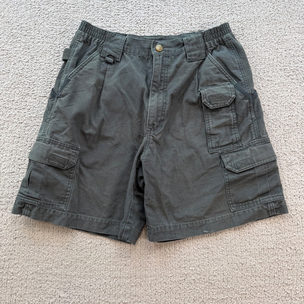 5.11 Tactical Series Womens Gray Cotton Cargo Utility Shorts 63060 Size 10